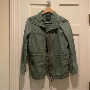 Madewell army green jacket